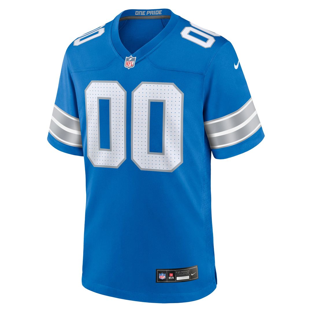 Detroit Lions Nike Blue Custom Jersey product image 10