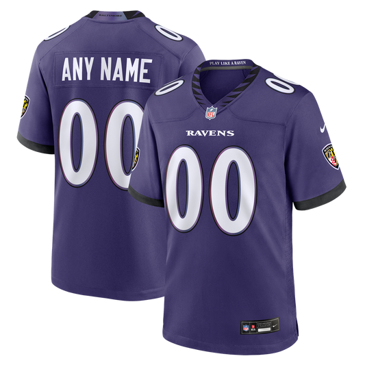 Baltimore Ravens Nike Purple Custom Jersey product image 1
