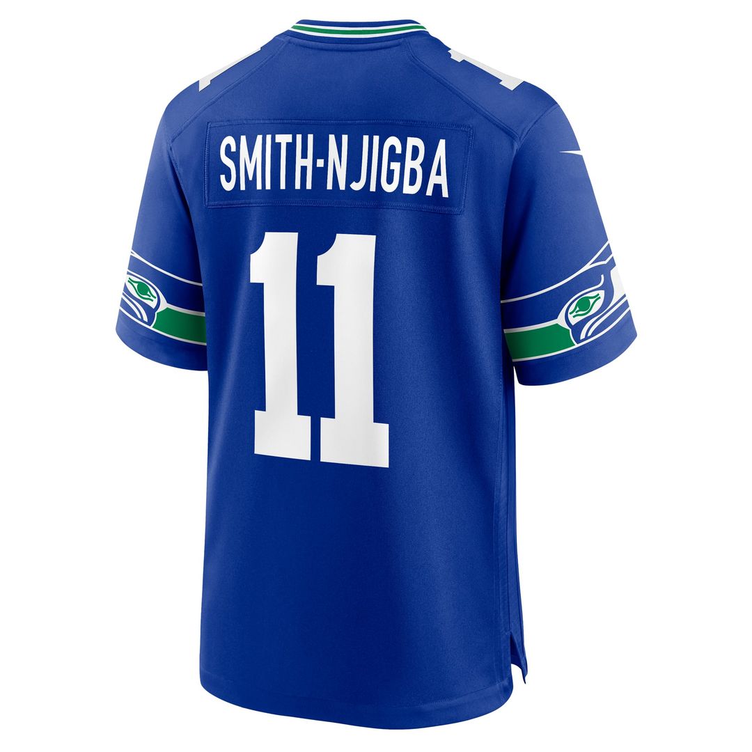 Seattle Seahawks Jaxon Smith - Njigba Nike Royal Throwback product image 3