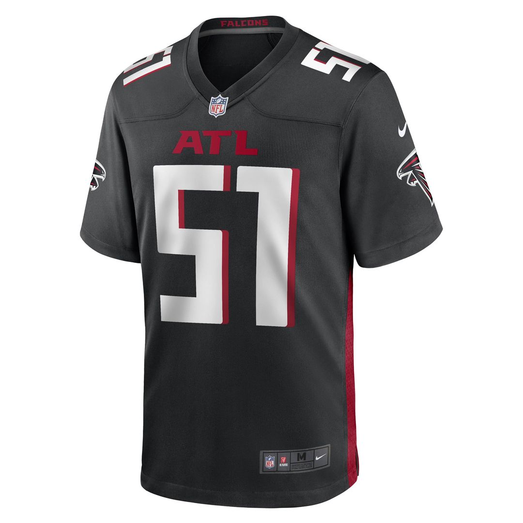 DeAngelo Malone Atlanta Falcons Nike Black Game Jersey product image 2