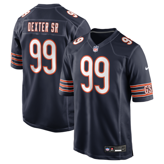 Chicago Bears Gervon Dexter Sr. Nike Navy Game Jersey product image 1