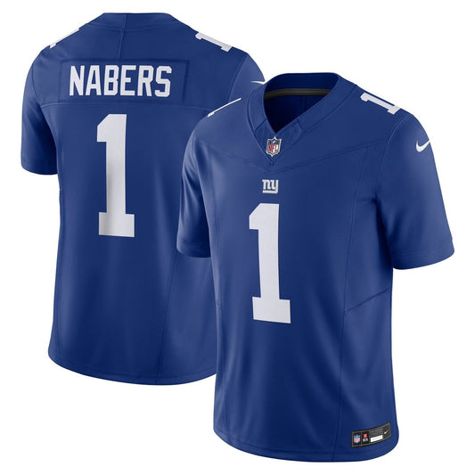 New York Giants Malik Nabers Nike Royal Vapor FUSE Limited product image 1