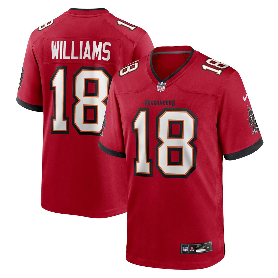 Tampa Bay Buccaneers Josh Williams Nike Red Game Jersey product image 1