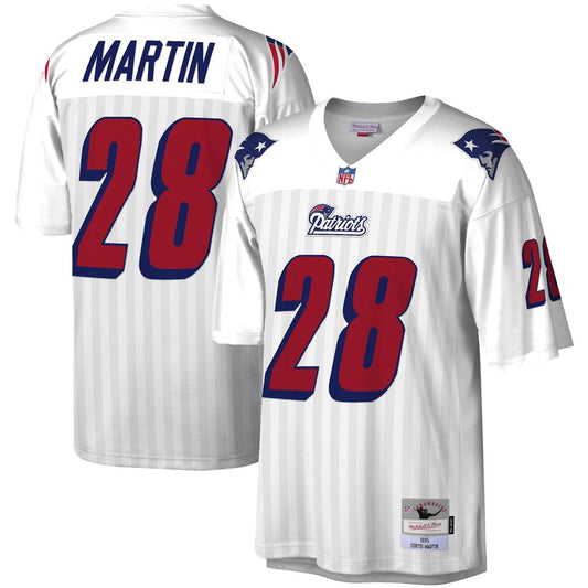 New England Patriots Curtis Martin Mitchell & Ness White product image 1
