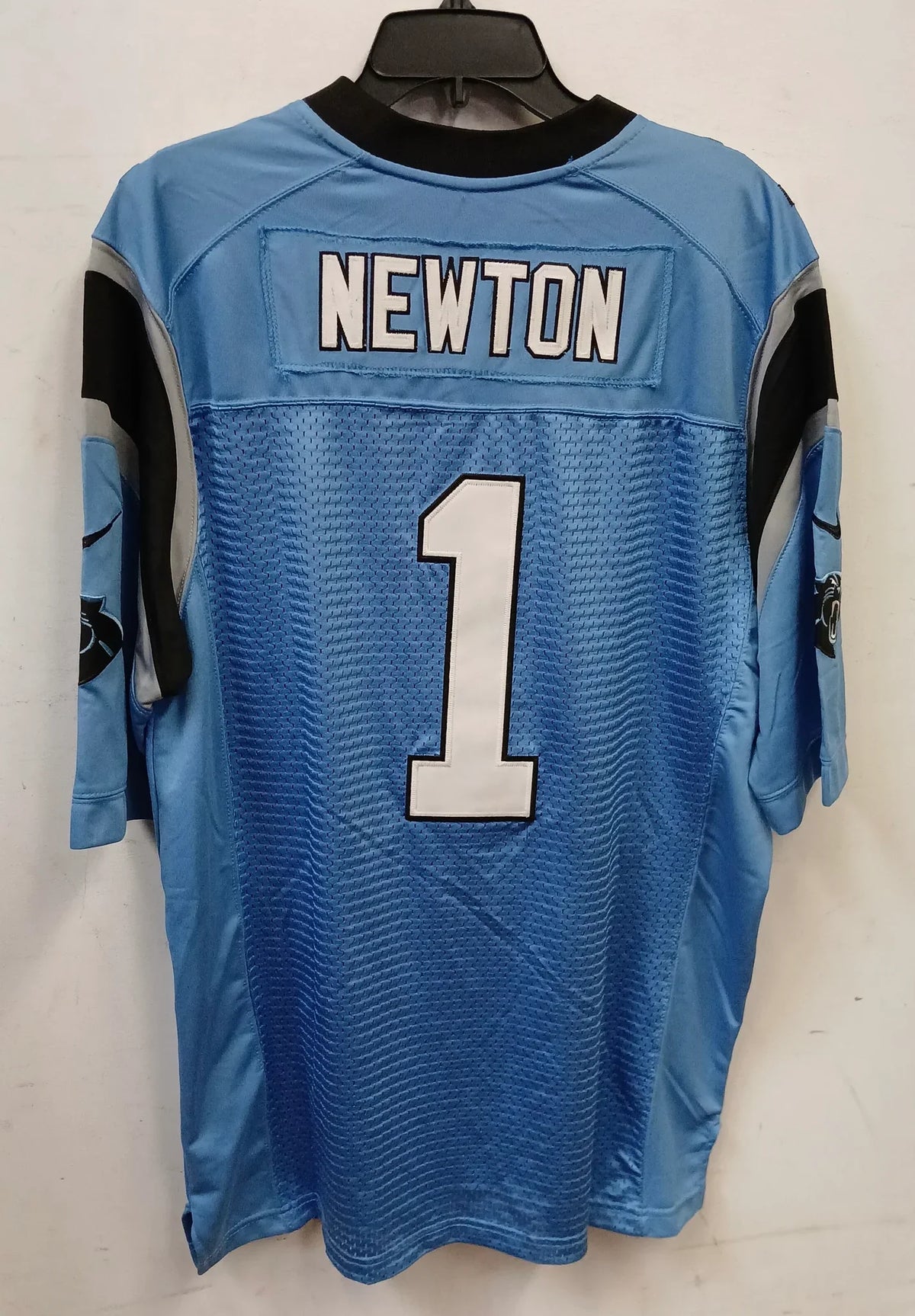 Cam Newton Carolina Panthers Official NFL NIKE Jersey product image 1, provided for visual reference and product detail