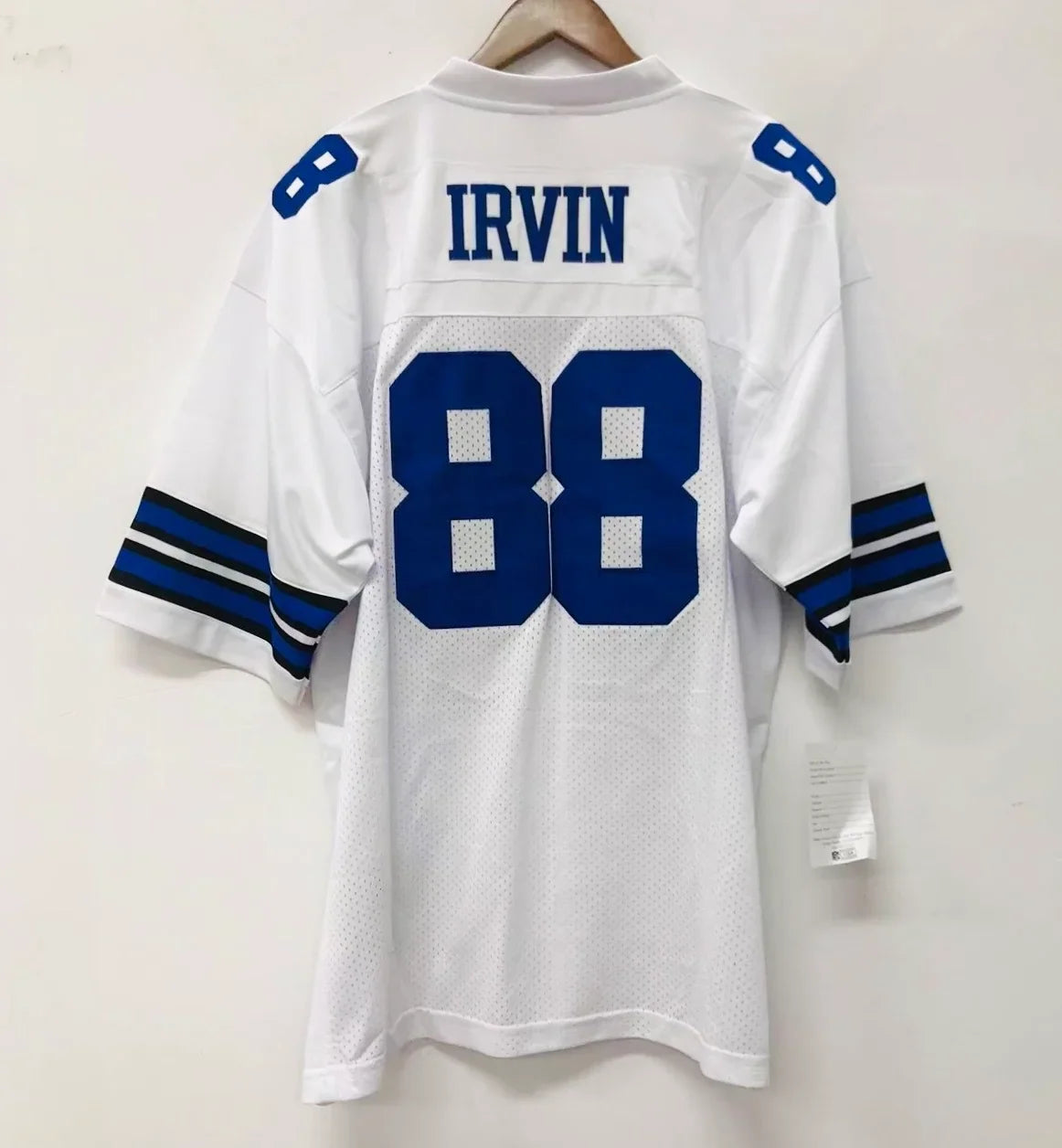 Michael Irvin Dallas Cowboys Jersey Mitchell & Ness white product image 1, provided for visual reference and product detail