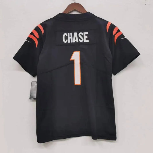 Ja’Marr Chase YOUTH Cincinnati Bengals Jersey Nike product image 1, provided for visual reference and product detail review