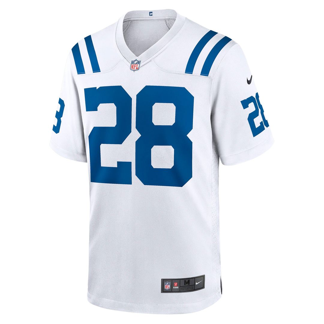 Indianapolis Colts Jonathan Taylor Nike White Game Jersey product image 5