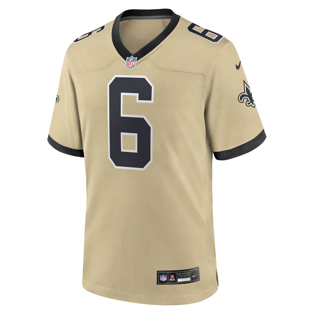 New Orleans Saints Tyler Shough Nike Black Game Jersey product image 29
