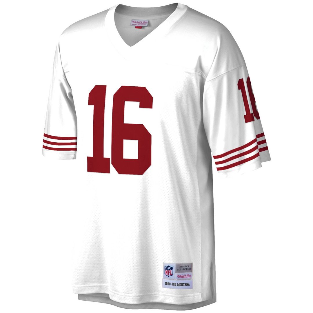 San Francisco 49ers Joe Montana Mitchell & Ness White 1990 product image 5