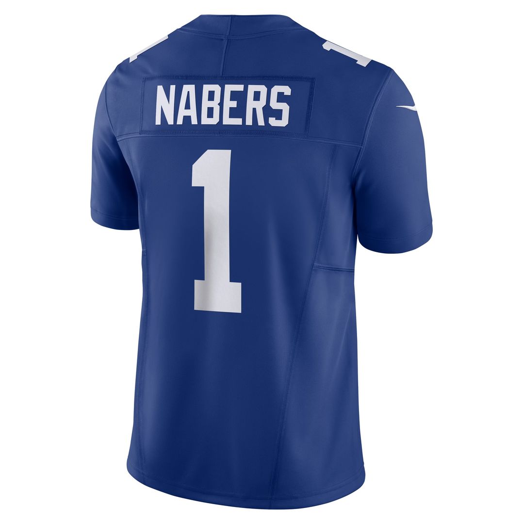 New York Giants Malik Nabers Nike Royal Vapor FUSE Limited product image 3