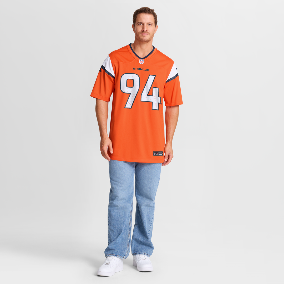 Denver Broncos Jordan Jackson Nike Orange Game Jersey product image 7
