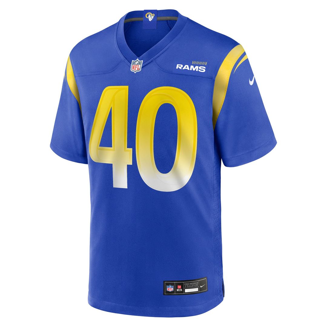 Los Angeles Rams Jesse Luketa Nike Royal Game Jersey product image 2