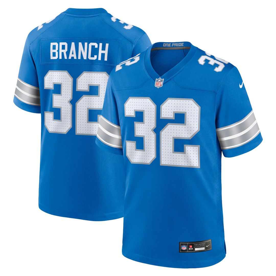Detroit Lions Brian Branch Nike Black Alternate Game Jersey product image 13
