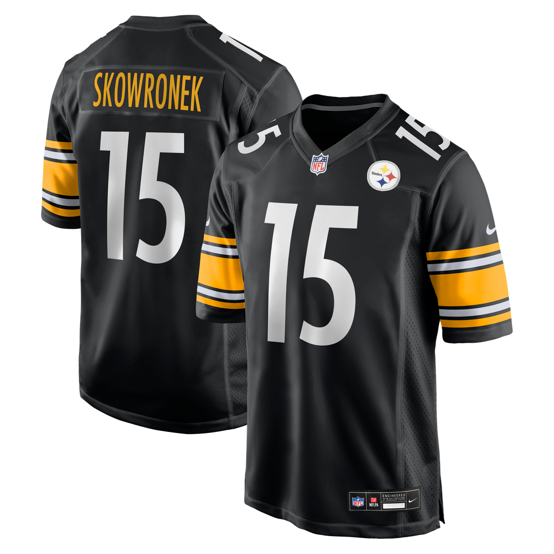 Pittsburgh Steelers Ben Skowronek Nike Black Game Jersey product image 1