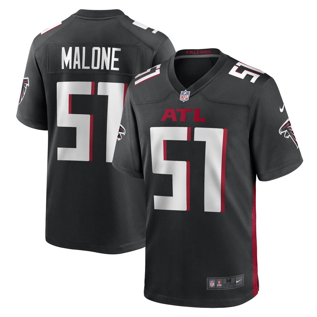 DeAngelo Malone Atlanta Falcons Nike Black Game Jersey product image 1