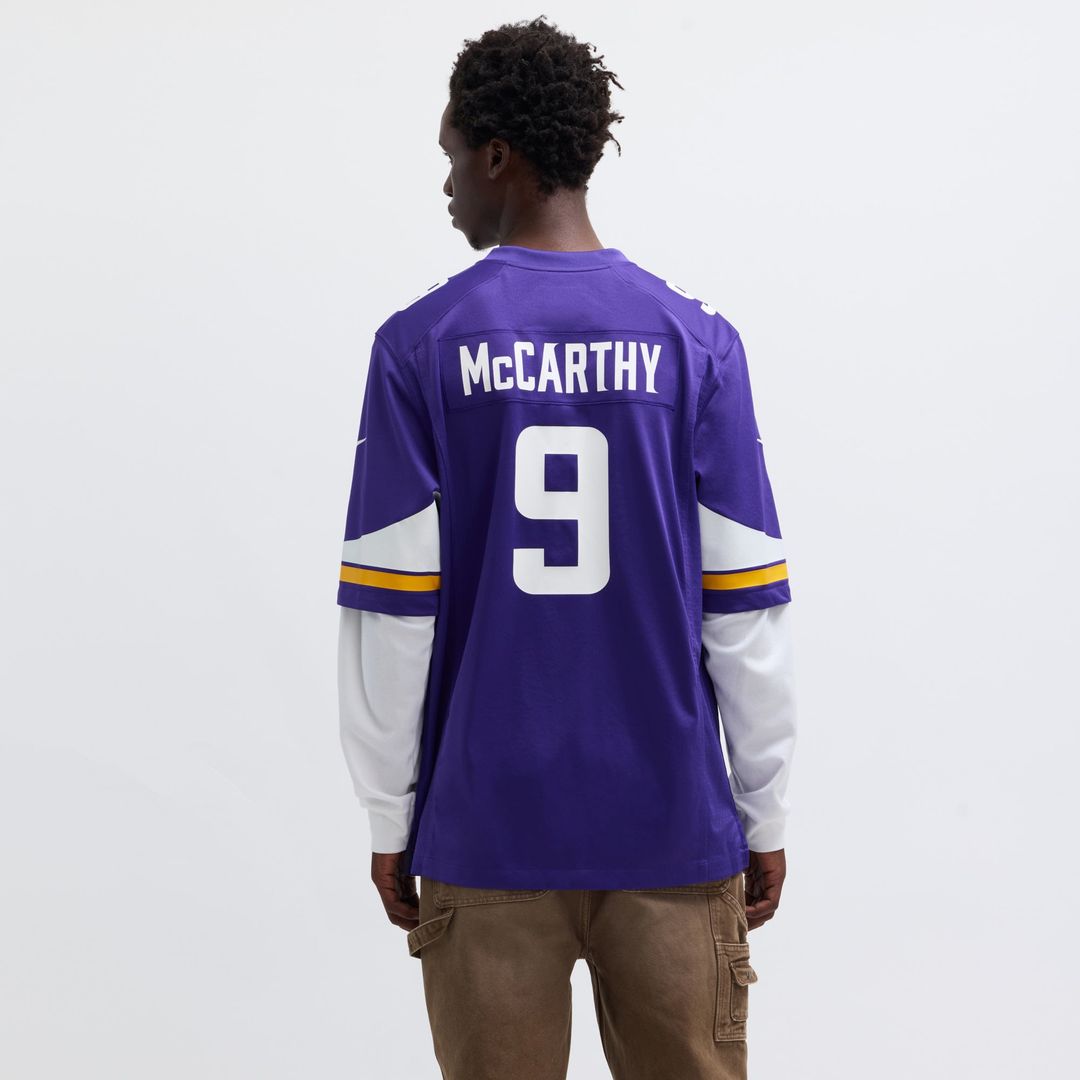 Minnesota Vikings J.J. McCarthy Nike Purple Game Jersey product image 5