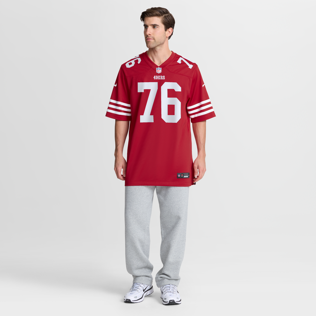 San Francisco 49ers Vederian Lowe Nike Scarlet Game Jersey product image 4