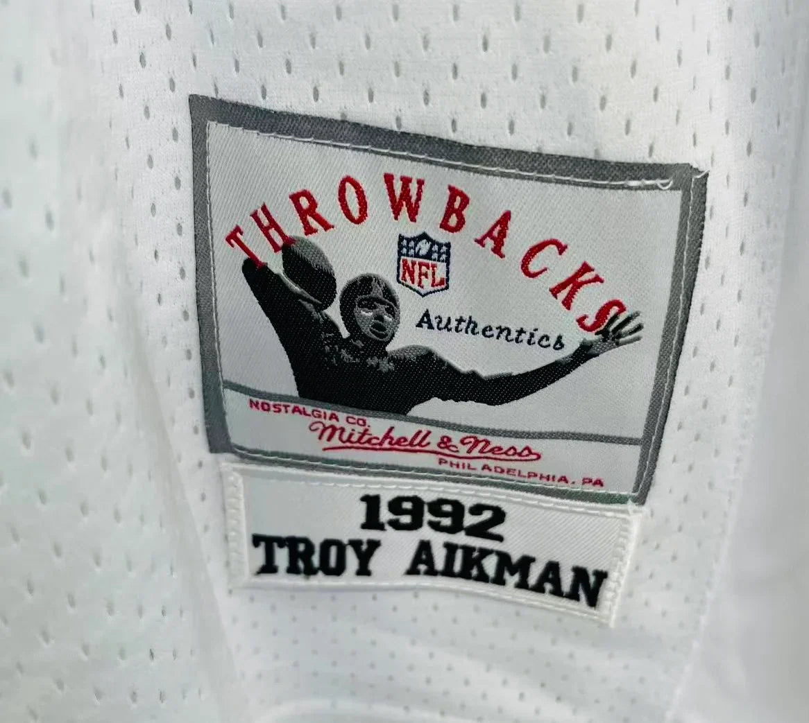 Troy Aikman YOUTH KIDS Dallas Cowboys Official NFL Mitchell & Ness Jersey product image 3, provided for visual reference and