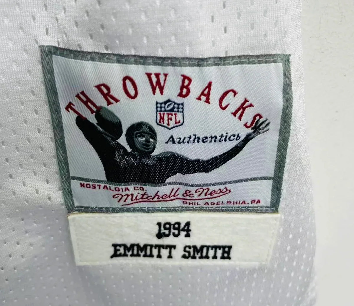 Emmitt Smith 1994 Dallas Cowboys Official NFL Mitchell & Ness Jersey product image 3, provided for visual reference and