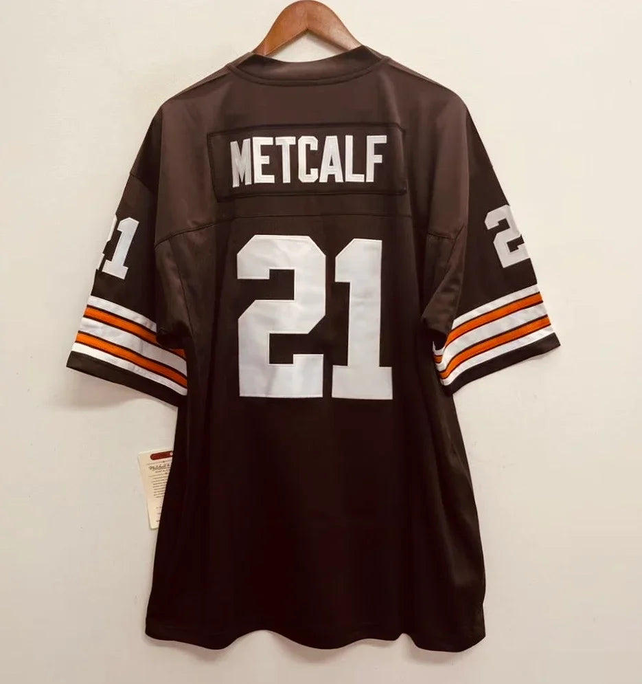 Eric Metcalf Cleveland Browns Official NFL Mitchell & Ness Jersey product image 1, provided for visual reference and product