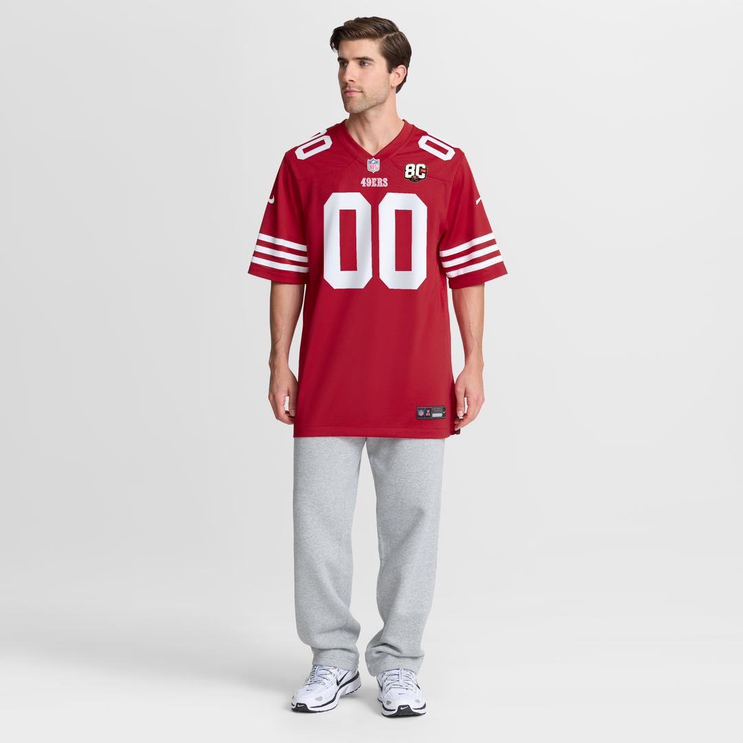 San Francisco 49ers Nike Scarlet 80th Anniversary Custom product image 10