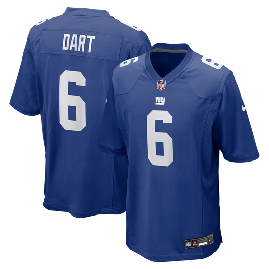 New York Giants Jaxson Dart Nike Royal Game Jersey product image 1