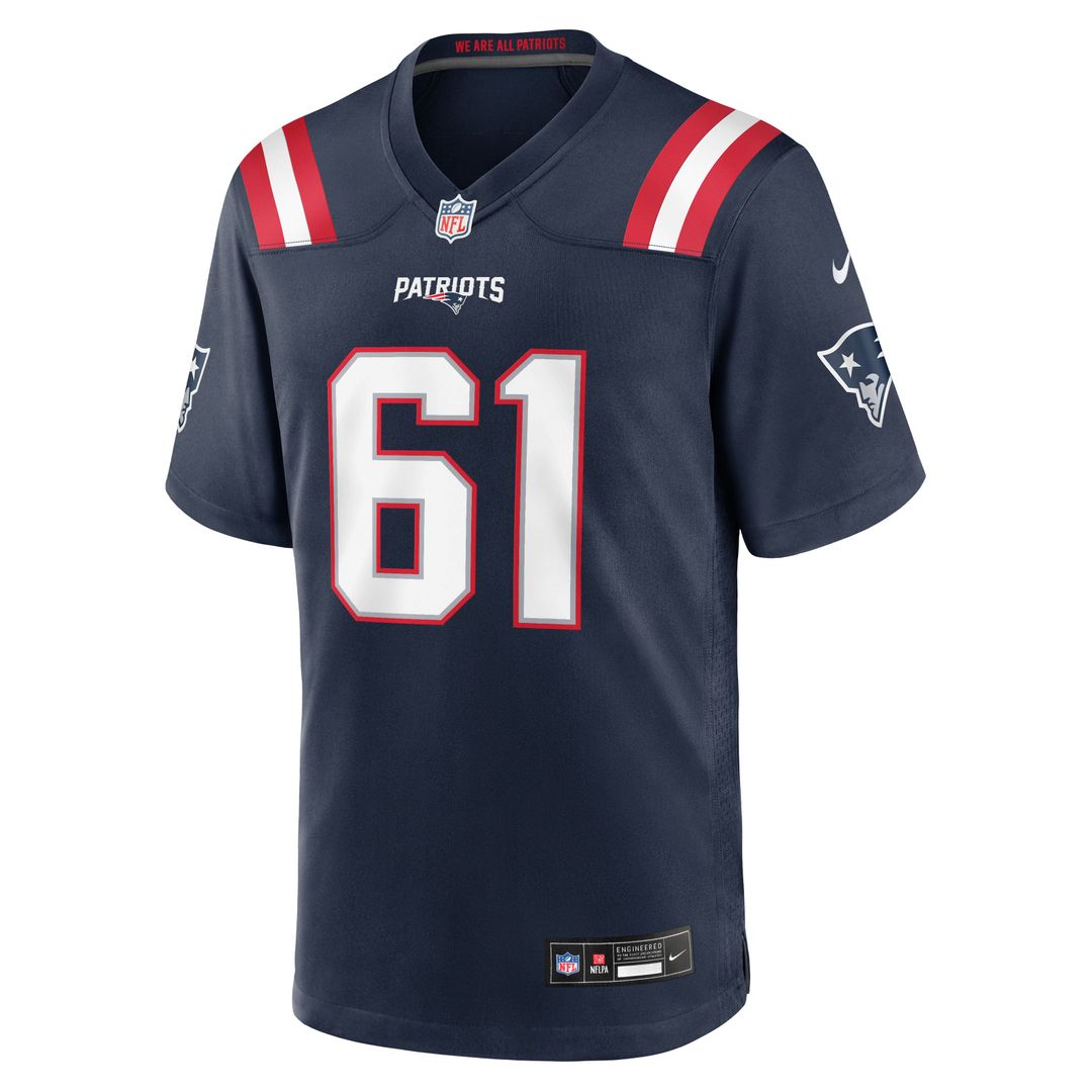 New England Patriots Darrian Dalcourt Nike Navy Game Jersey product image 4