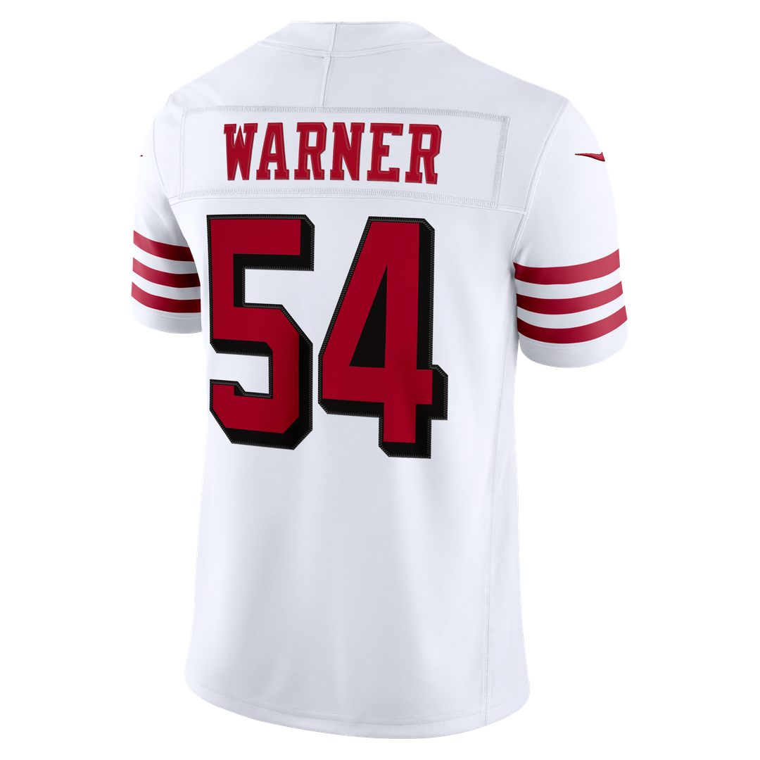 San Francisco 49ers Fred Warner Nike White Alternate Vapor product image 3