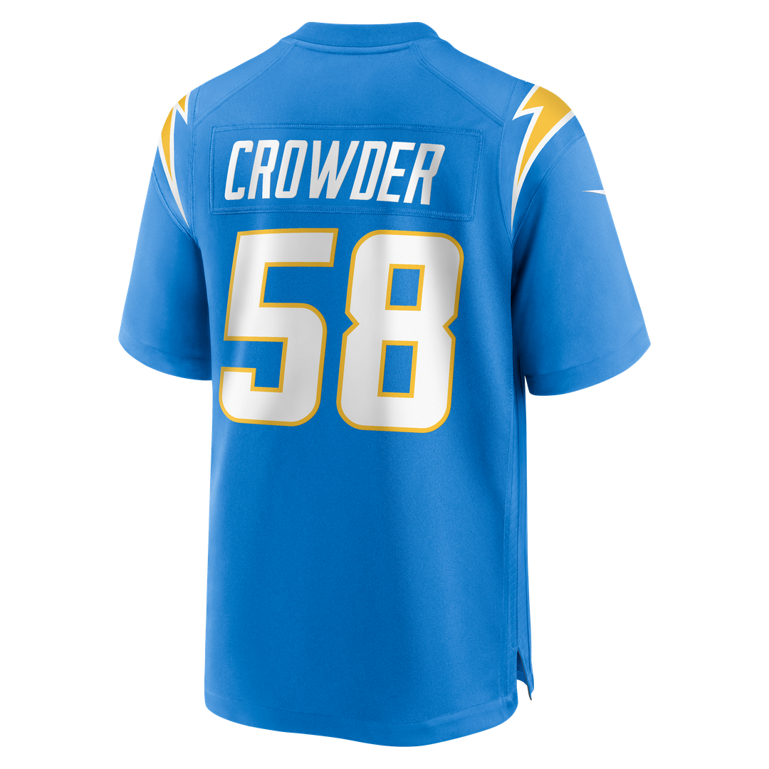 Los Angeles Chargers Tae Crowder Nike Powder Blue Game product image 3