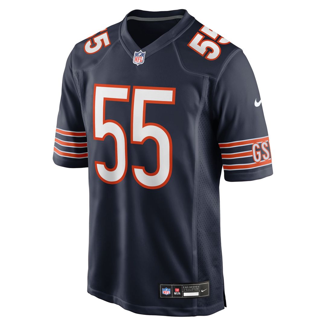 Chicago Bears Dayo Odeyingbo Nike Navy Game Jersey product image 2