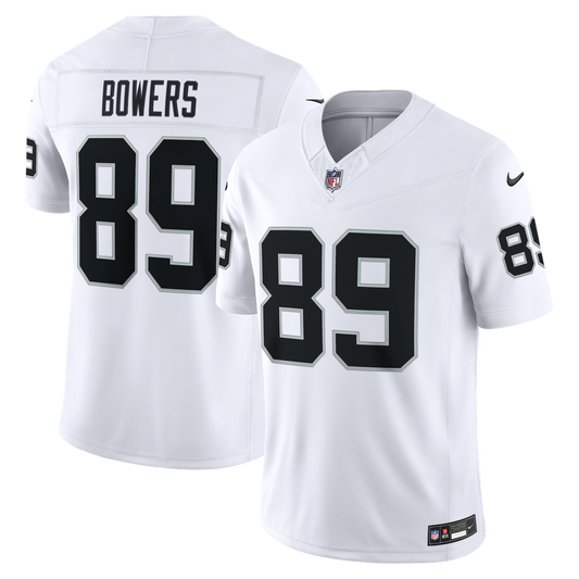 Las Vegas Raiders Brock Bowers Nike White Vapor FUSE product image 1