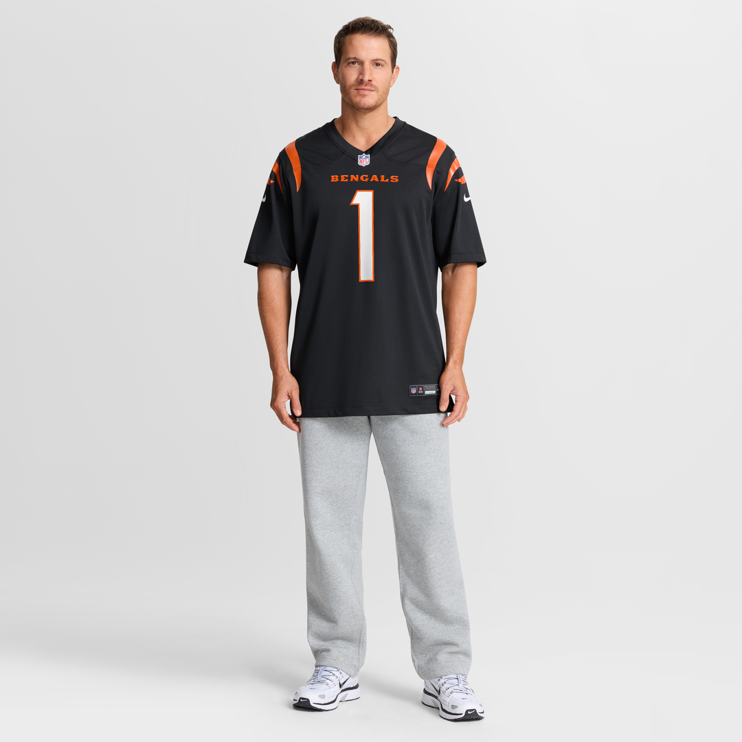 Cincinnati Bengals Number 1 Dad Nike Black Game Jersey product image 7