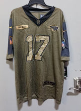 Josh Allen Buffalo Bills military salute to service Jersey Nike cammo numbers product image 2, provided for visual reference