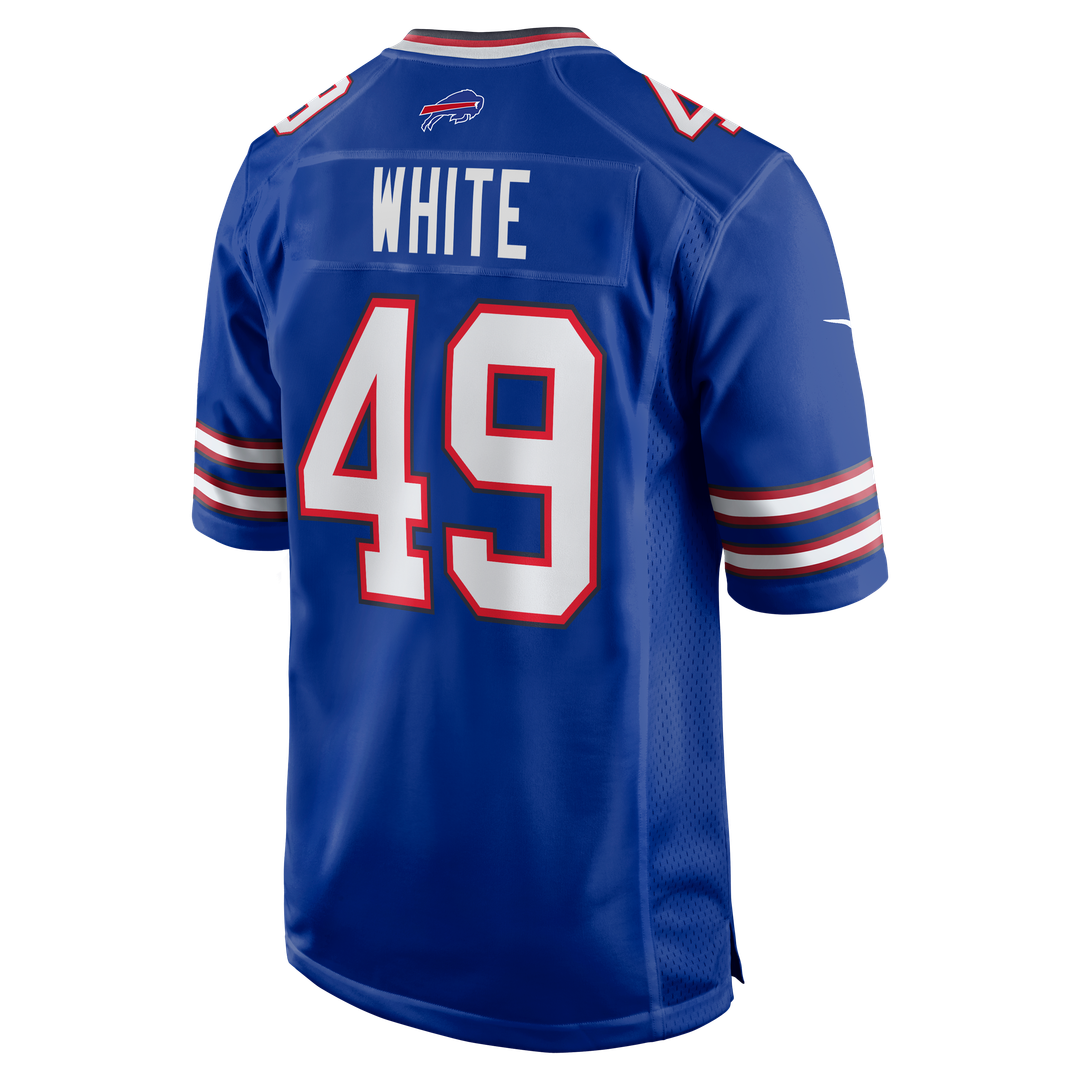 Buffalo Bills DaShaun White Nike Royal Game Jersey product image 3
