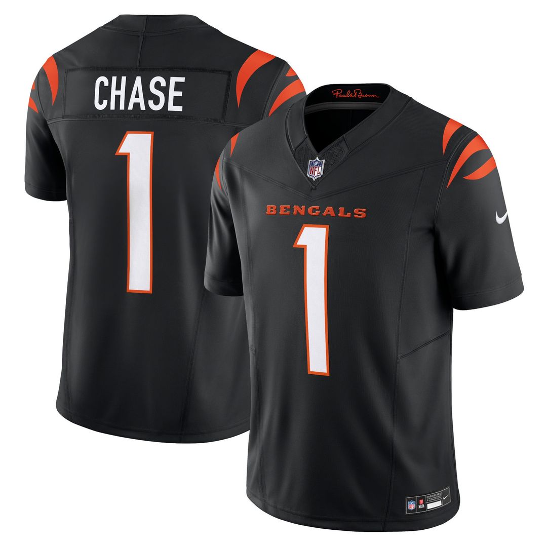 Cincinnati Bengals Ja'Marr Chase Nike Black Vapor FUSE product image 1