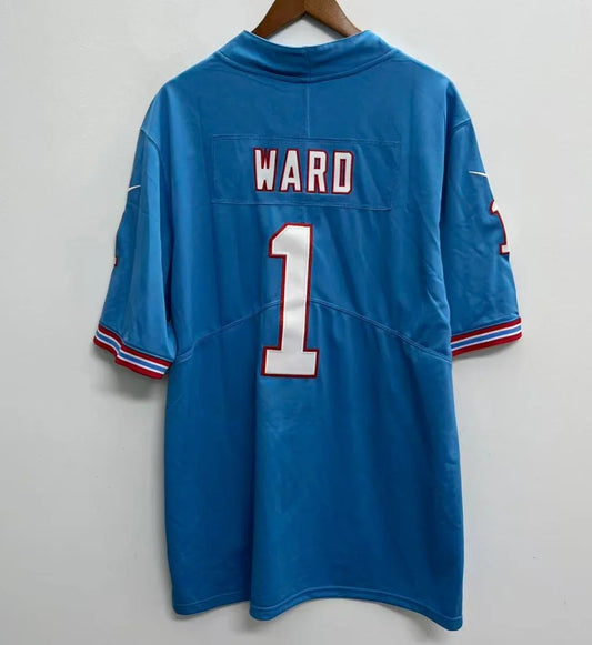 Cam Ward YOUTH KIDS Tennessee Titans Oilers Official NFL Nike Jersey product image 1, provided for visual reference and
