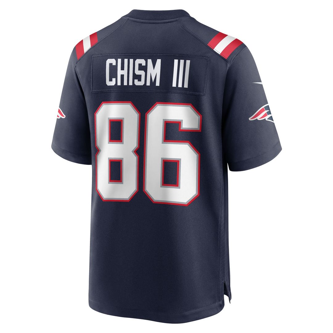 New England Patriots Efton Chism III Nike Navy Game Jersey product image 3