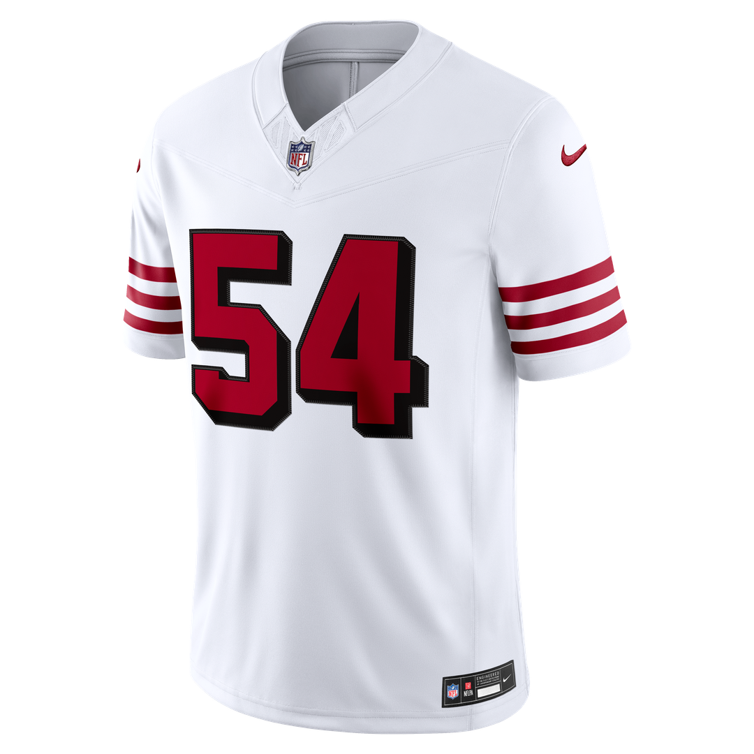 San Francisco 49ers Fred Warner Nike White Alternate Vapor product image 5