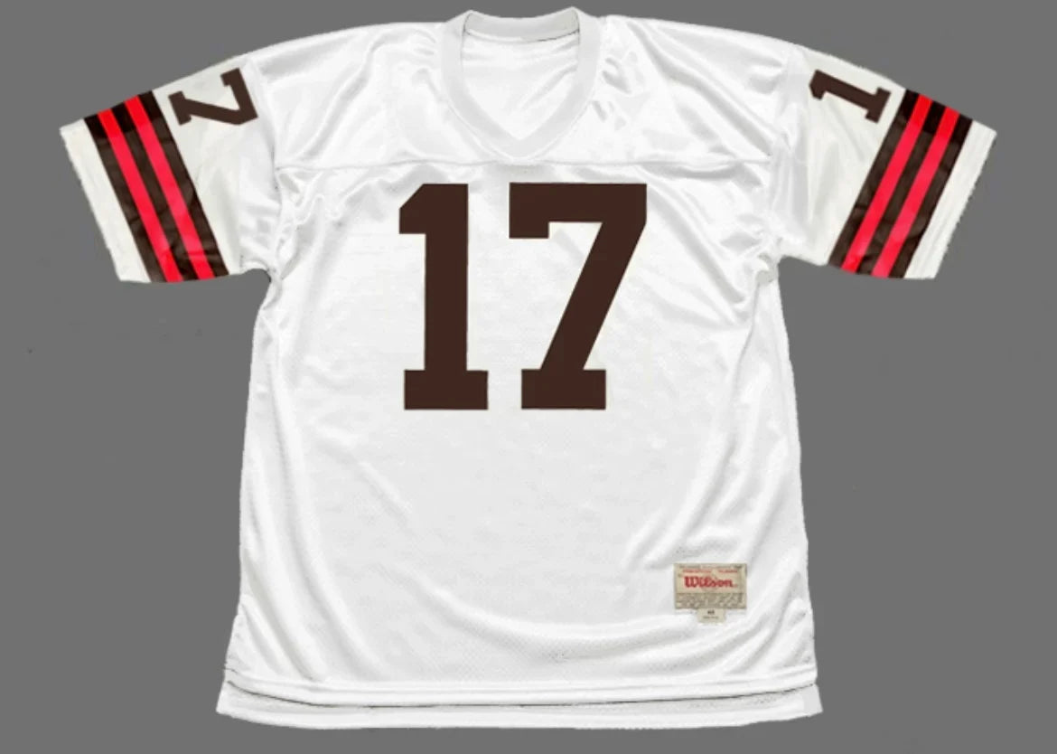 Brian Sipe Cleveland Browns Official NFL Mitchell & Ness Jersey white product image 2, provided for visual reference and