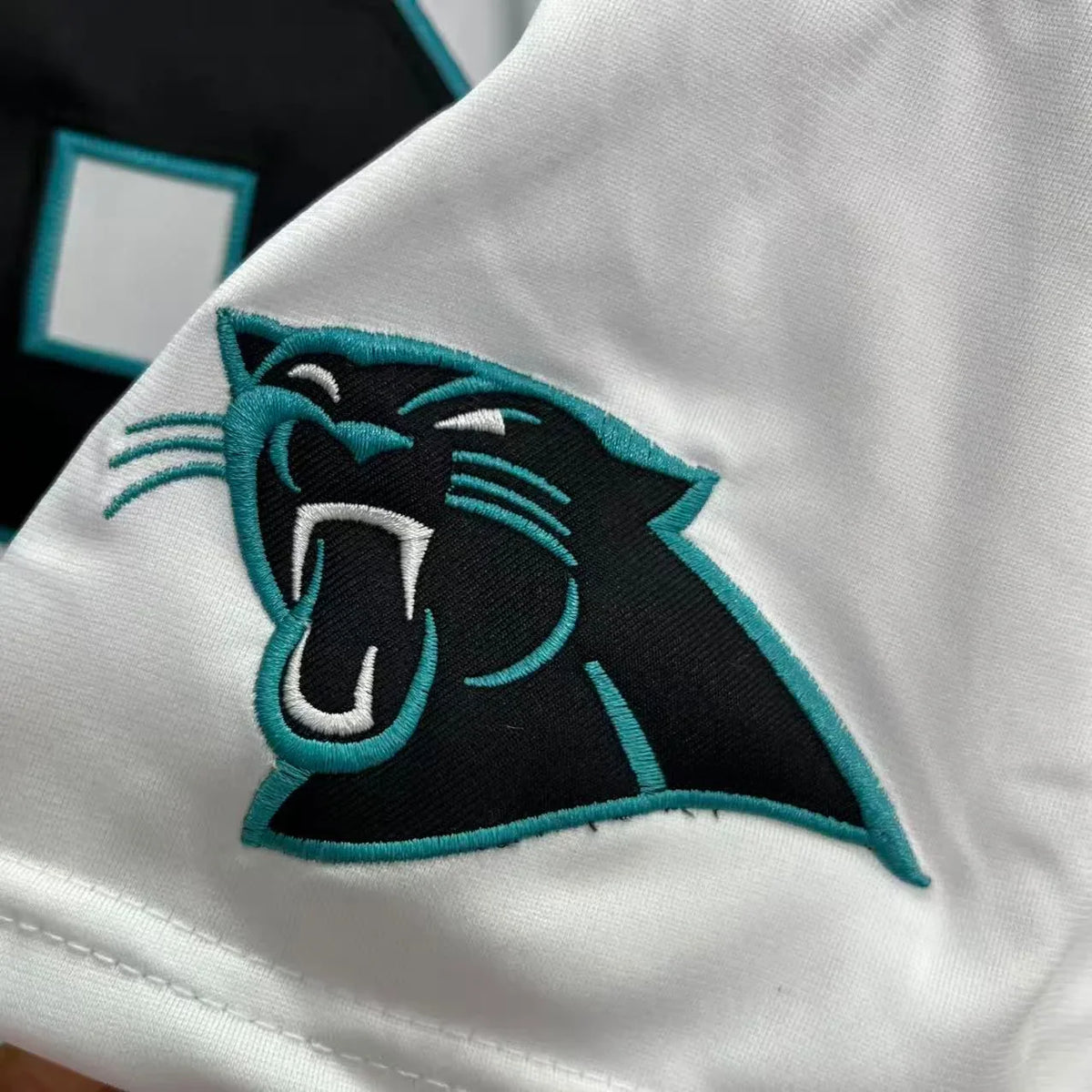 Luke Kuechly Carolina Panthers Official NFL NIKE Jersey White product image 3, provided for visual reference and product