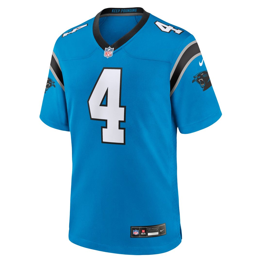 Carolina Panthers Tetairoa McMillan Nike Black Game Jersey product image 14