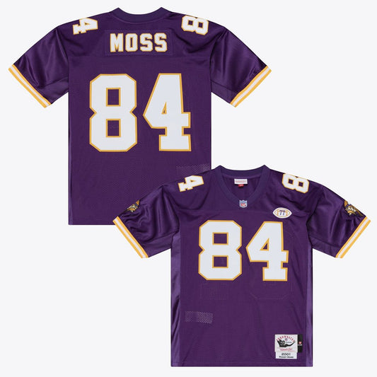 Minnesota Vikings Randy Moss Mitchell & Ness Purple 2001 product image 1