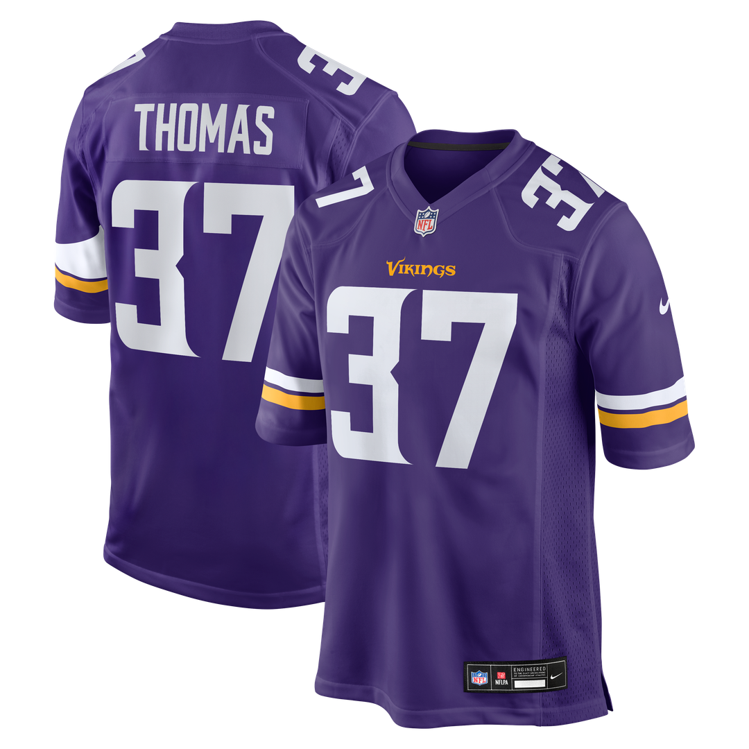 Minnesota Vikings Tavierre Thomas Nike Purple Game Jersey product image 1