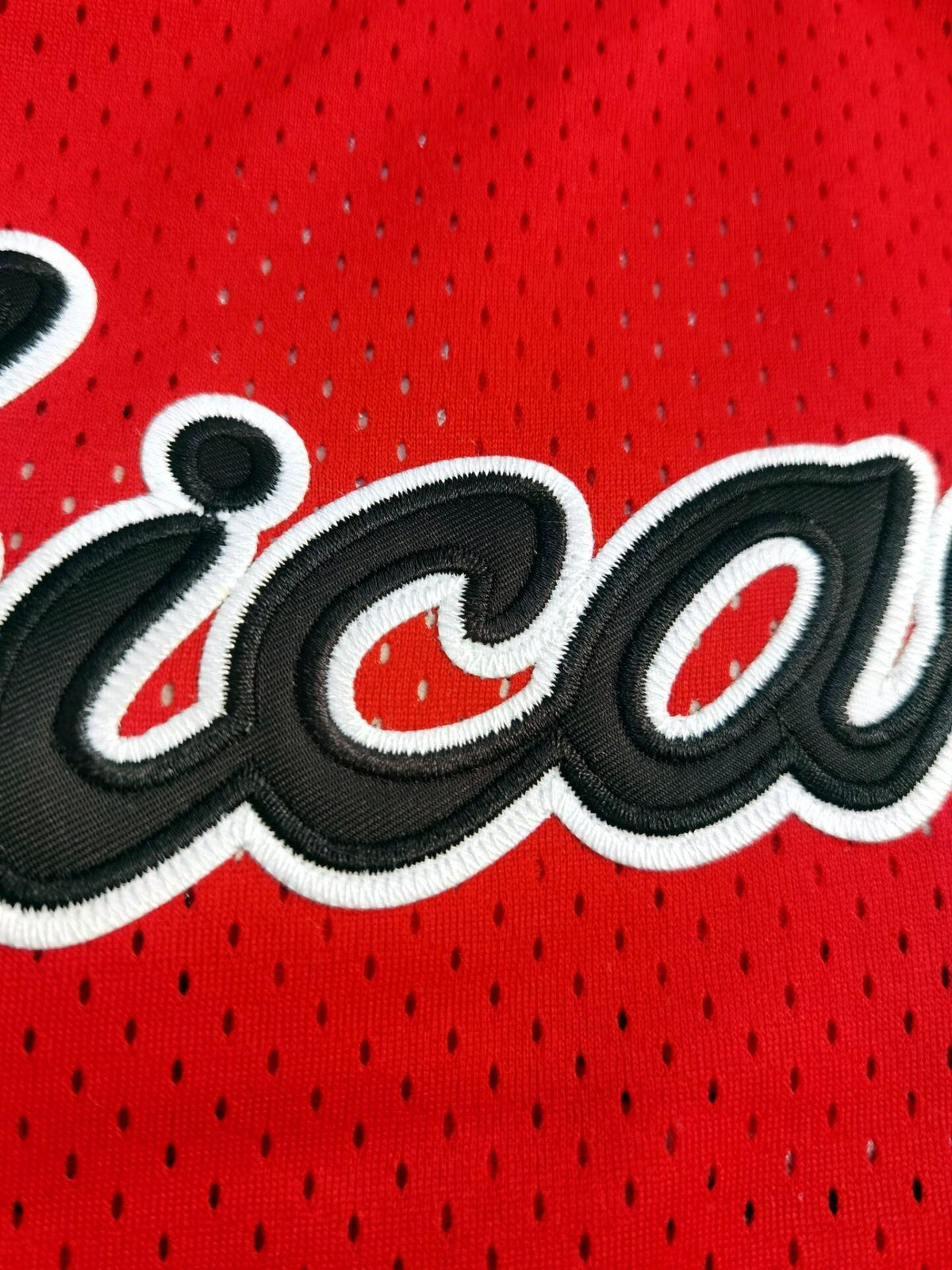Michael Jordan Chicago Bulls 1984/85 Hardwood Classics Jersey - Red product image 2, provided for visual reference and