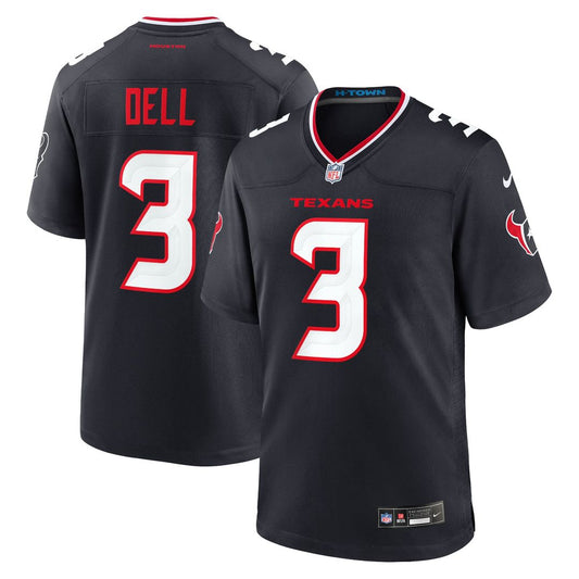 Houston Texans Tank Dell Nike Navy Game Jersey product image 1