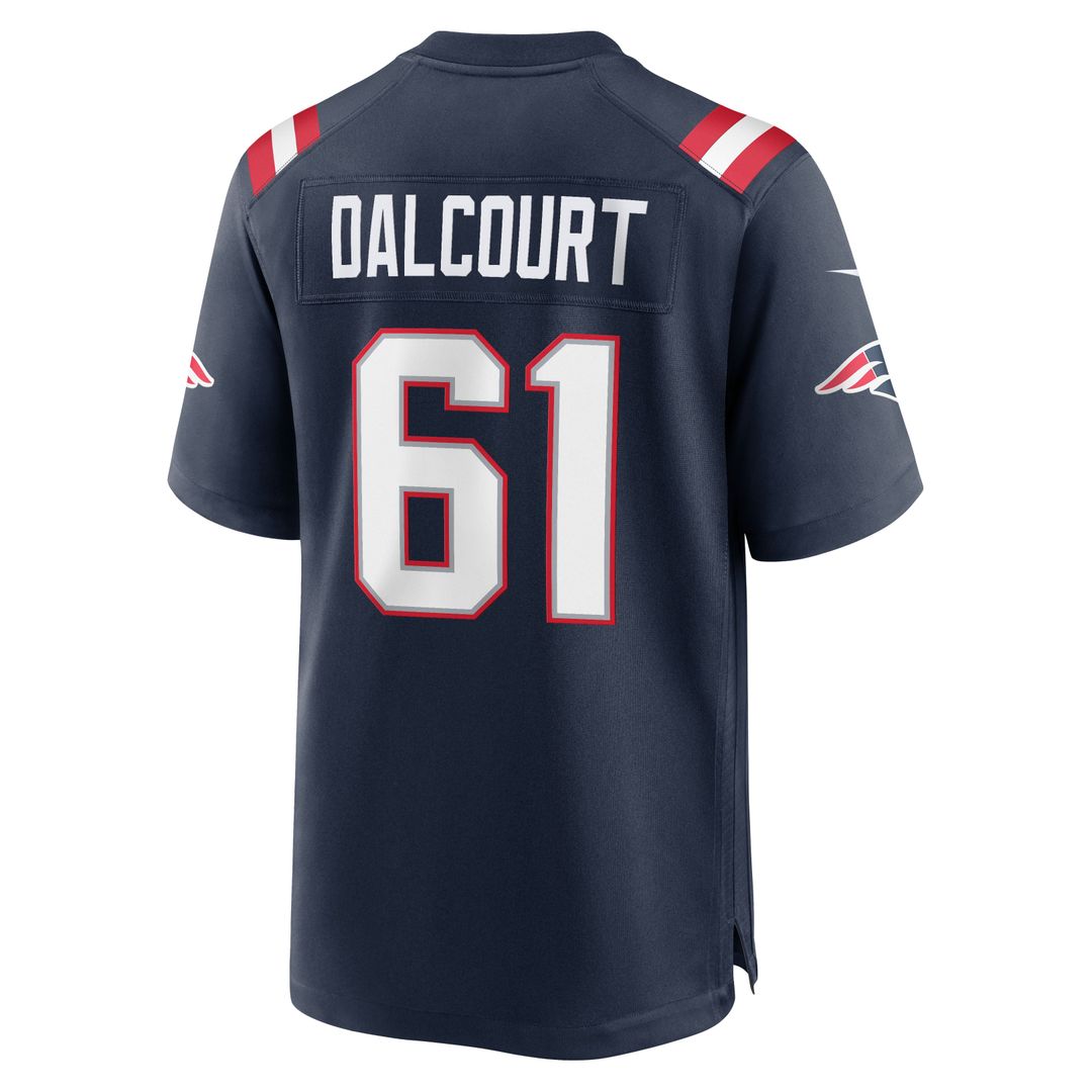 New England Patriots Darrian Dalcourt Nike Navy Game Jersey product image 5