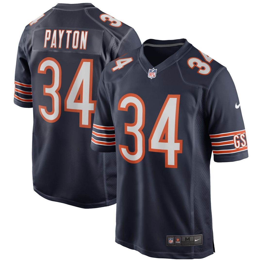 Chicago Bears Walter Payton Nike Navy Retired Player Game product image 1