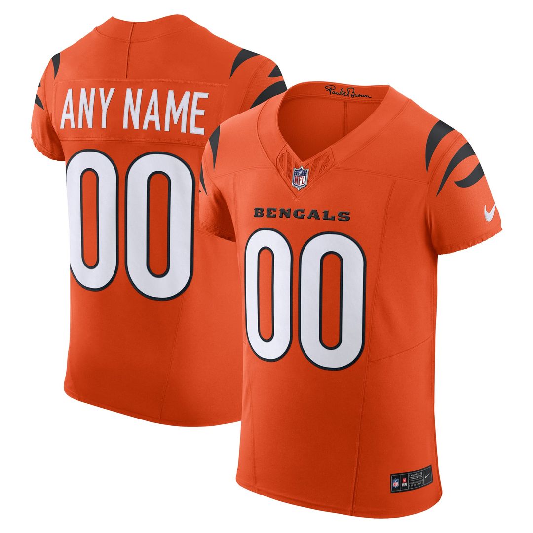 Cincinnati Bengals Nike Black Team Vapor FUSE Elite Custom product image 7