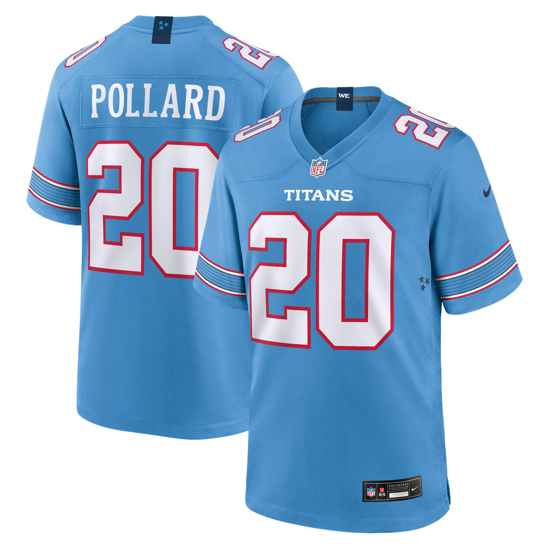 Tennessee Titans Tony Pollard Nike Light Blue Game Jersey product image 1